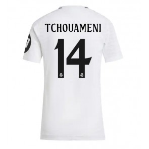 Real Madrid Aurelien Tchouameni #14 Replika Hjemmebanetrøje Dame 2024-25 Kortærmet